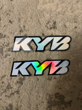 KYB Suspension Stickers