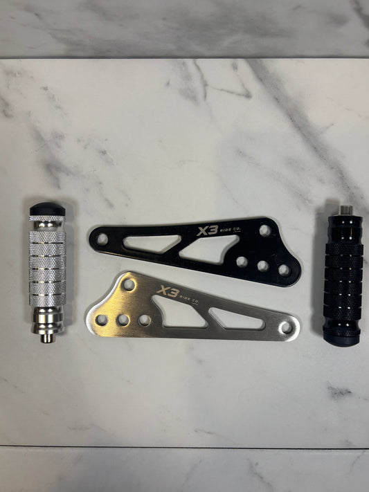 Talaria XXX Foot Lock Bracket Kit | With Chrome CNC Metal Foot Lock for XXX & XXX Pro
