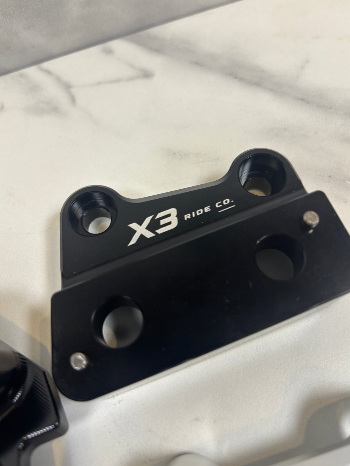 Talaria XXX Metal Foot Peg Brackets | CNC Upgrade Mounts (Black & Chrome)