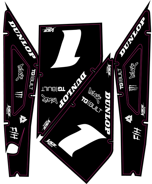 Heybike Villian Full Decal Kit