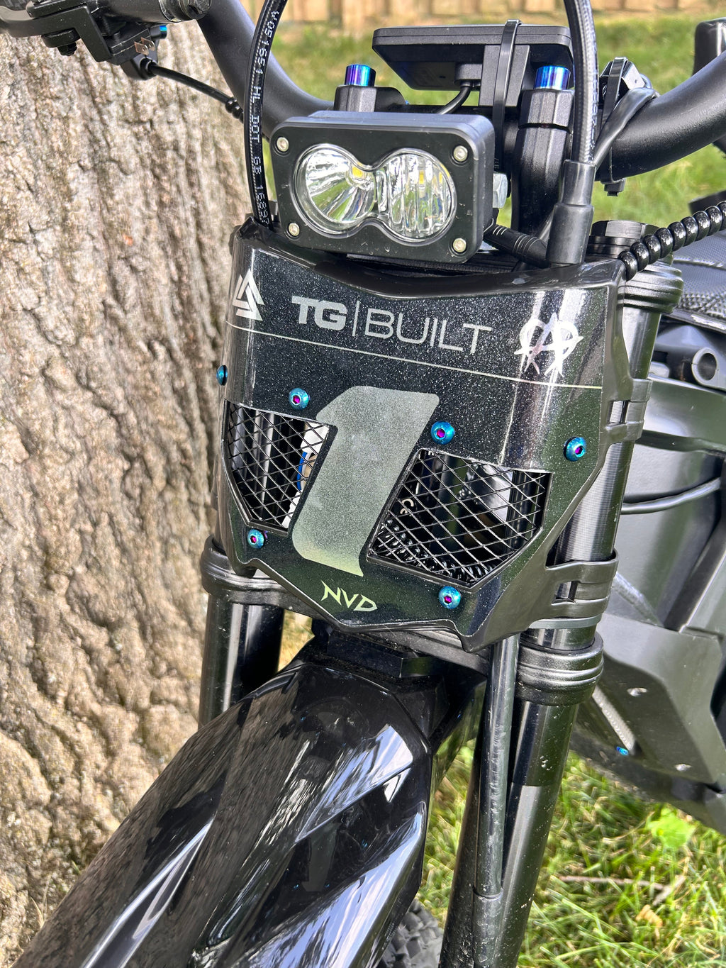 V2 Vented Motocutz Plate w/ Titanium