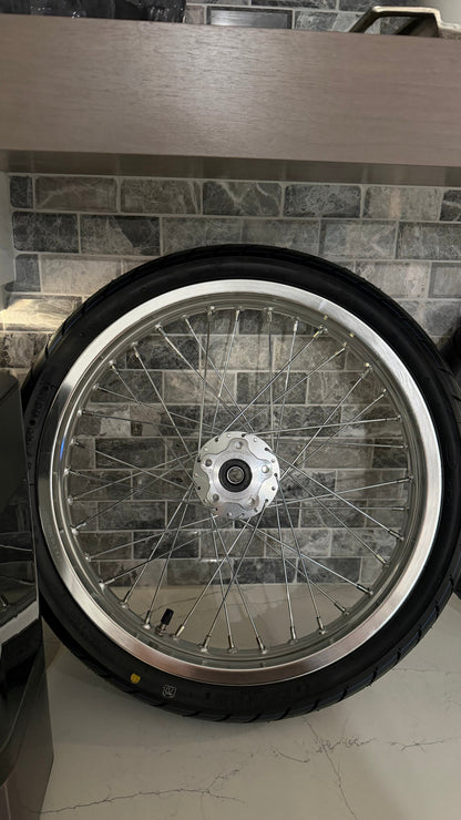 Chrome LBX/Eride/79Bike Supermoto Wheel Set ( PREORDER 1-2 WEEKS)