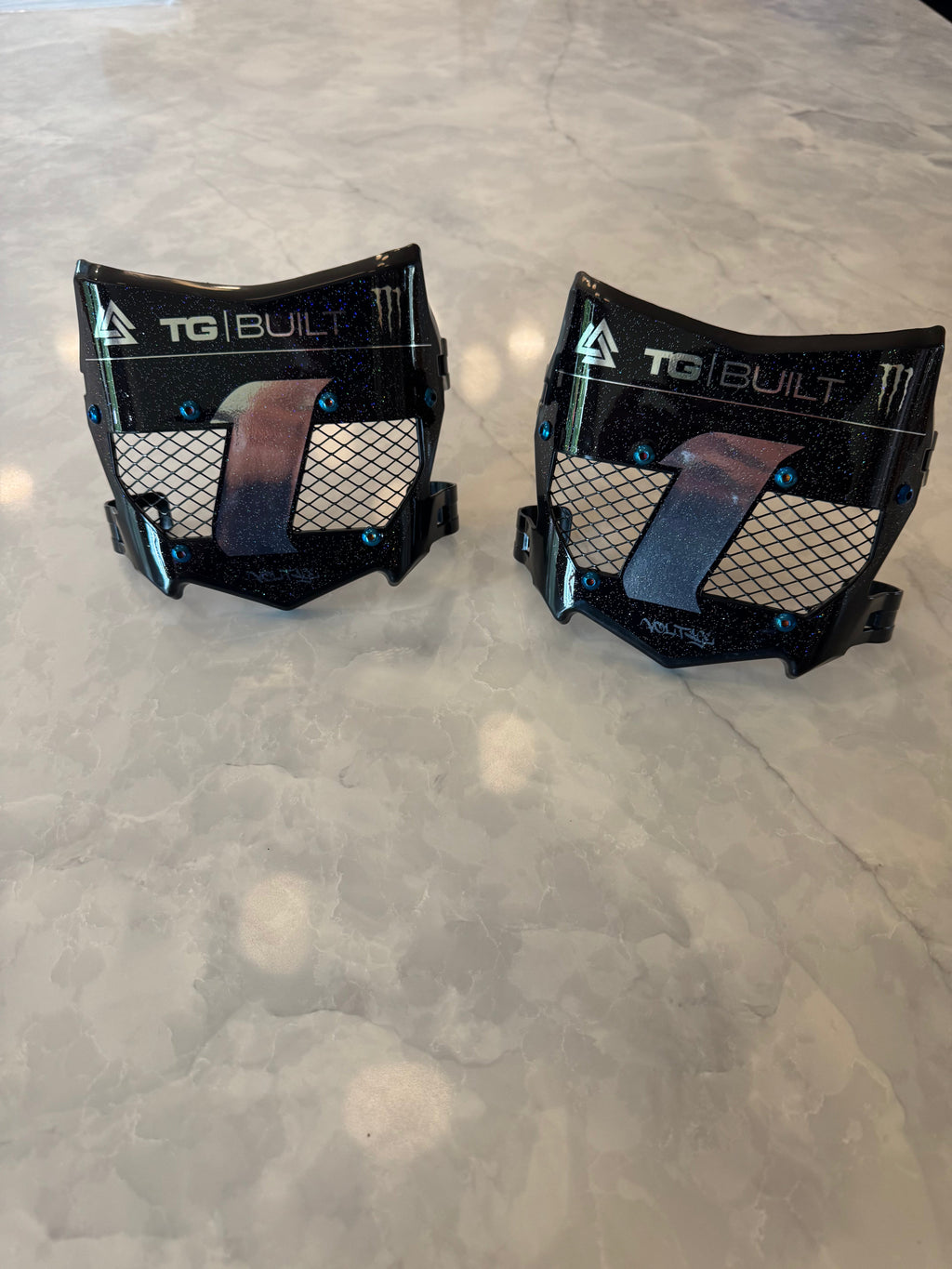 Vented titanium plate