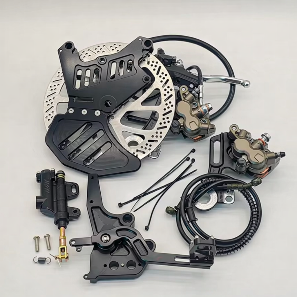 ULTIMATE Dual caliper foot brake and hand brake setup for LBX, XXX E ride pro  -SAME DAY SHIPPING