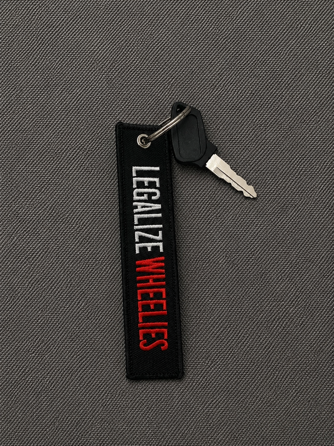 Legalize Wheelies Keychain