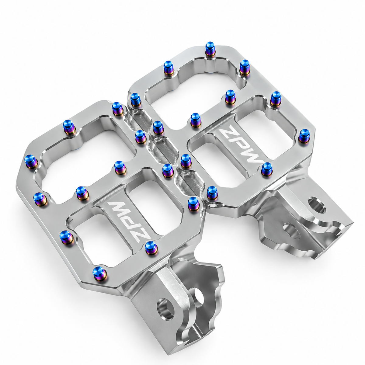 Titanium Prickly Style Wide pegs