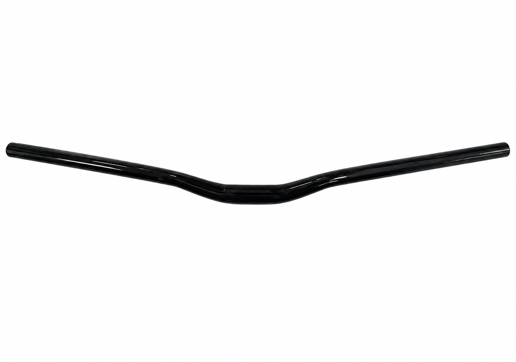 MX RACINGS Chrome and Black Gloss Handlebars (31.8mm)