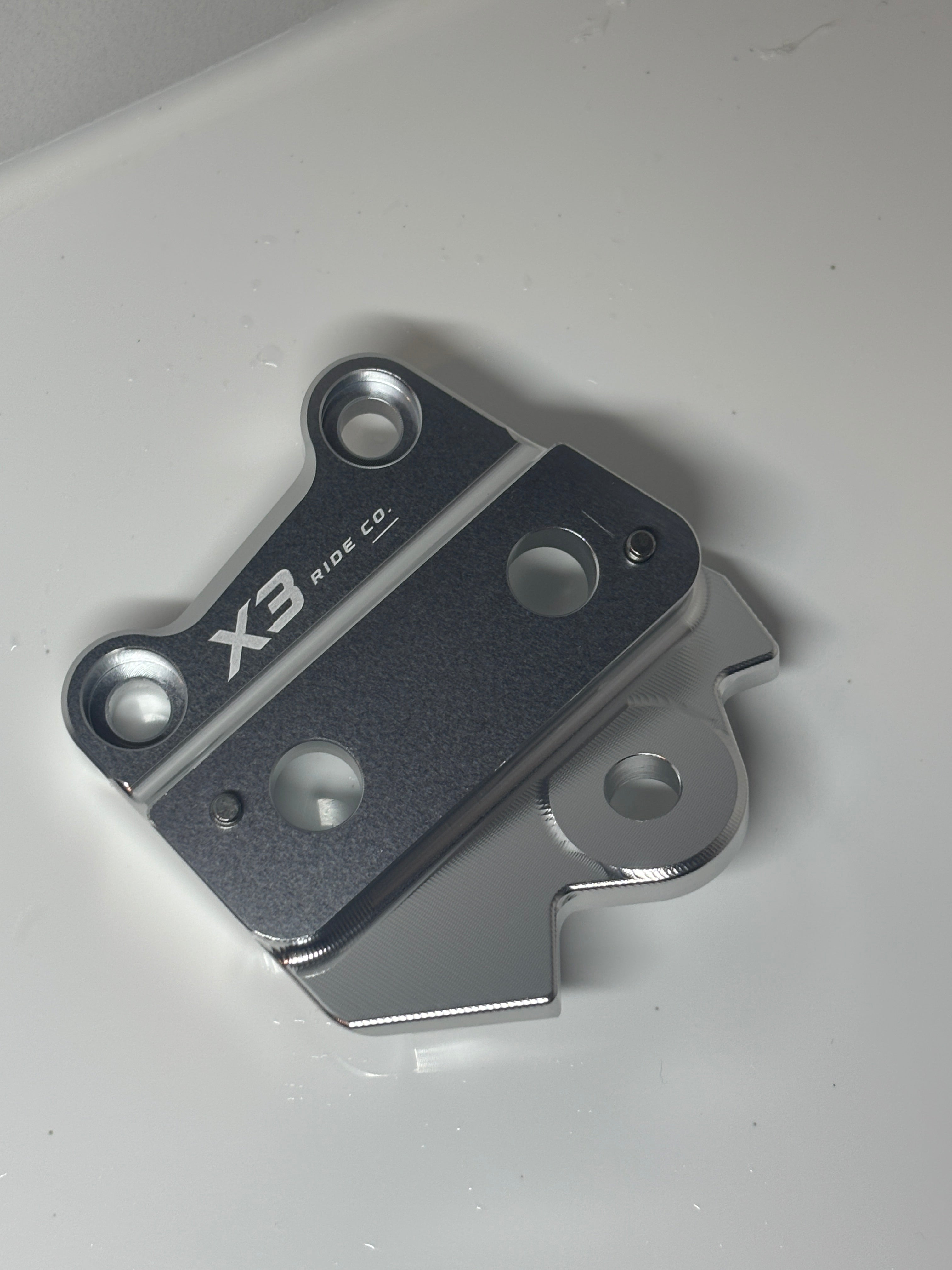 Talaria XXX Metal Foot Peg Brackets | CNC Upgrade Mounts (Black & Chrome)