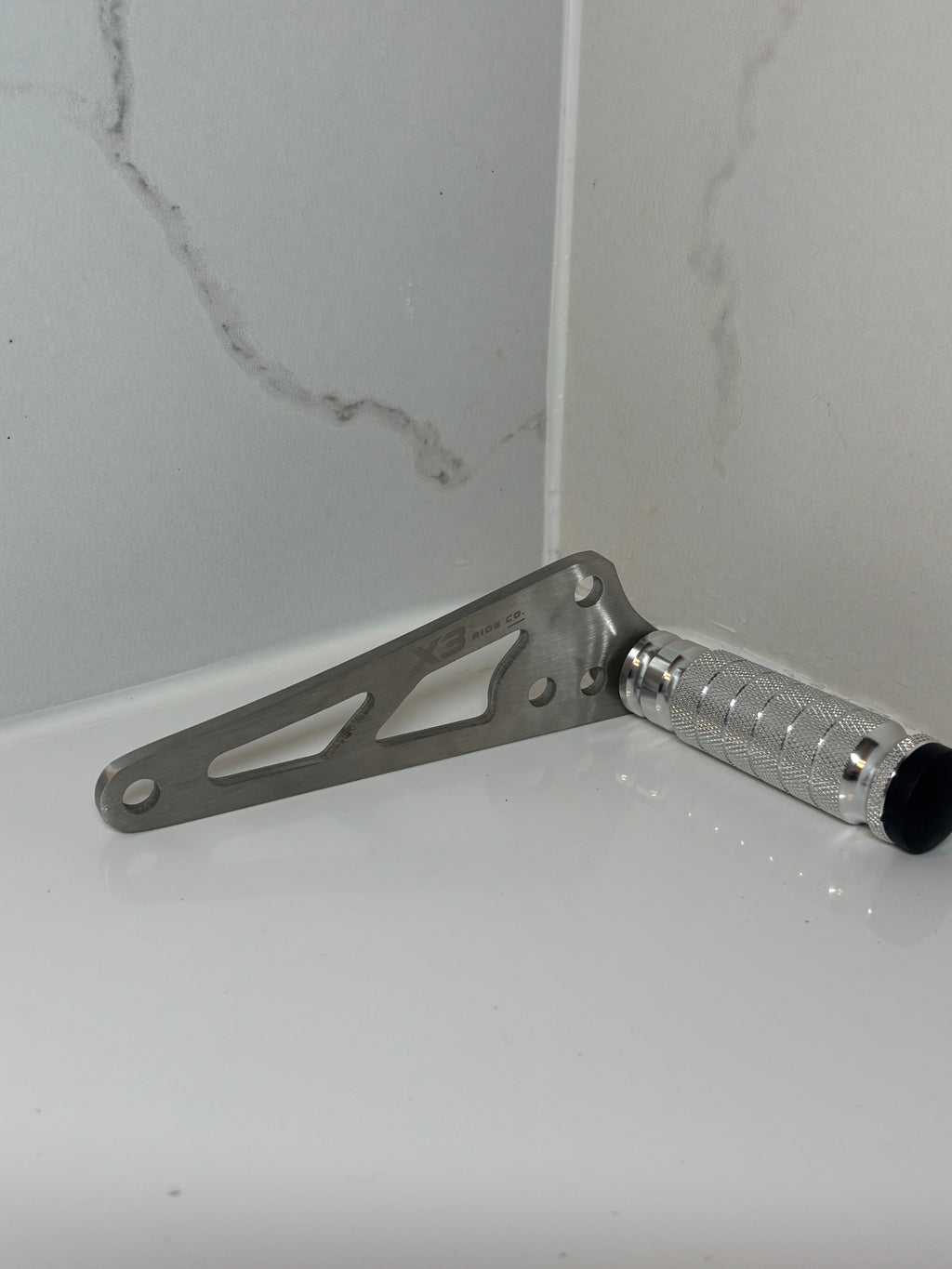 Chrome Talaria XXX Foot Lock Bracket Kit | With Chrome CNC Metal Foot Lock for XXX & XXX Pro