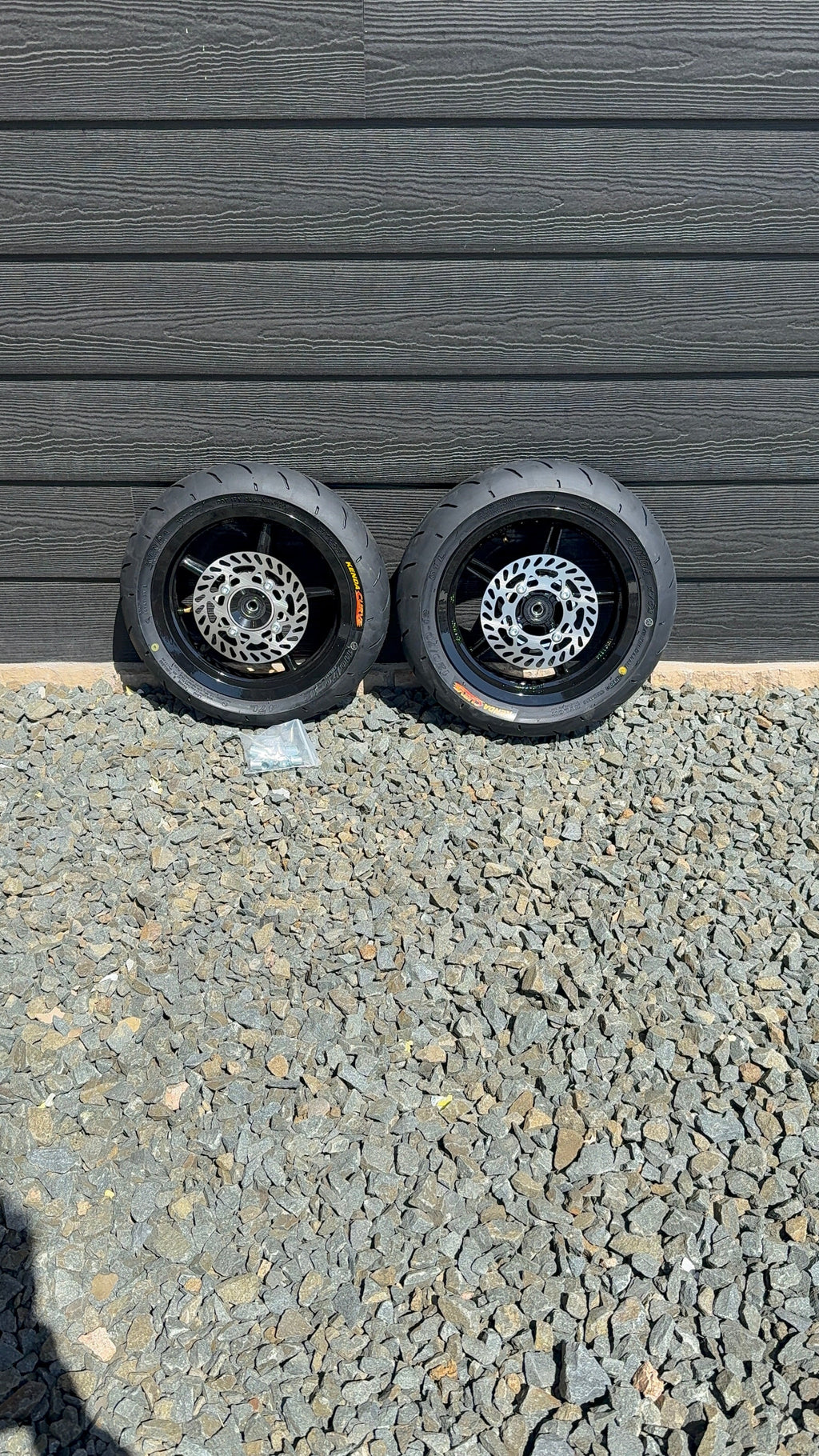 12 in Supermoto Wheelset kit for Tuttio/Yozma/Heybike/Etm Rtr