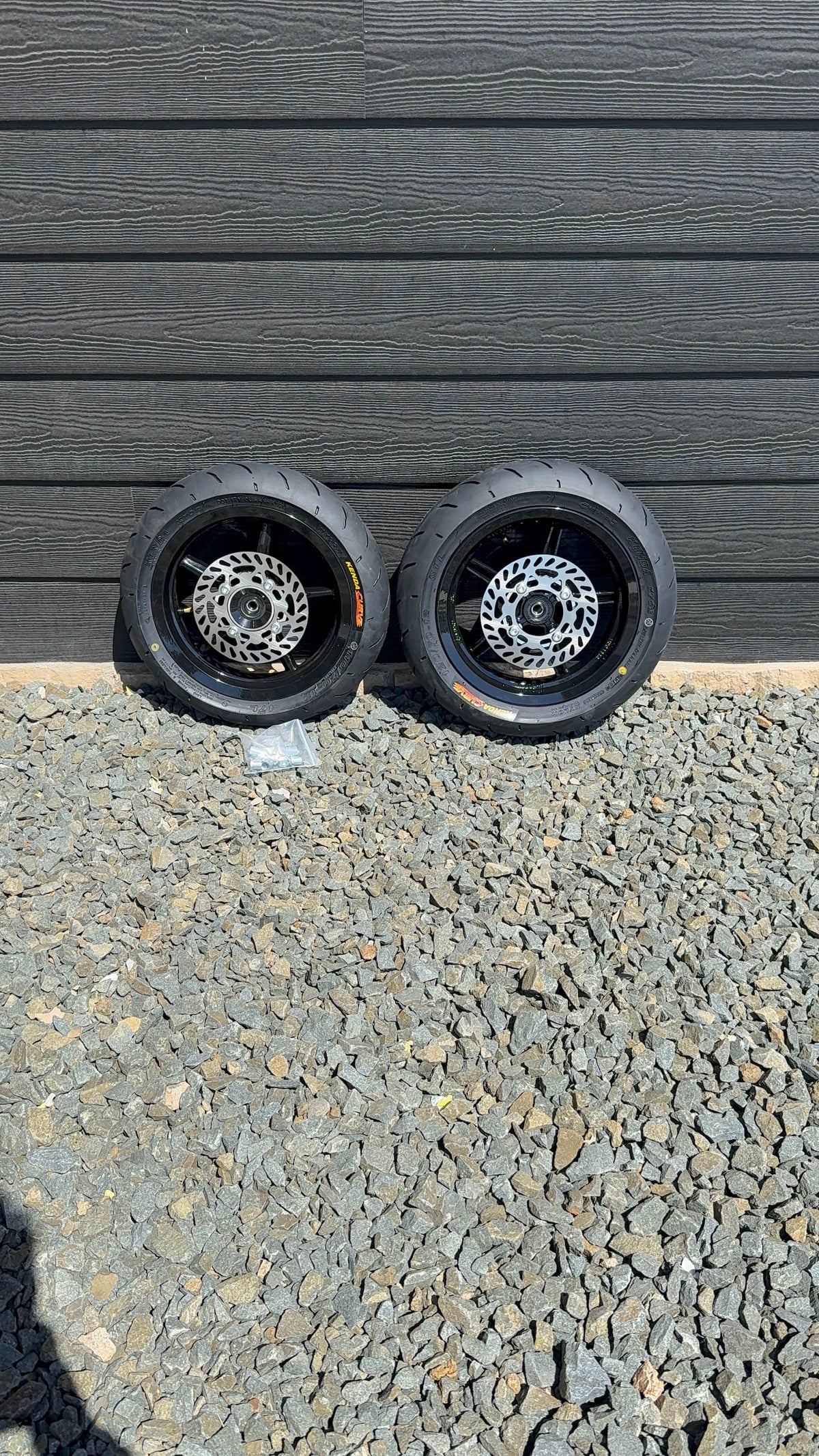 12 in Supermoto Wheelset kit for Tuttio/Yozma/Heybike/Etm Rtr