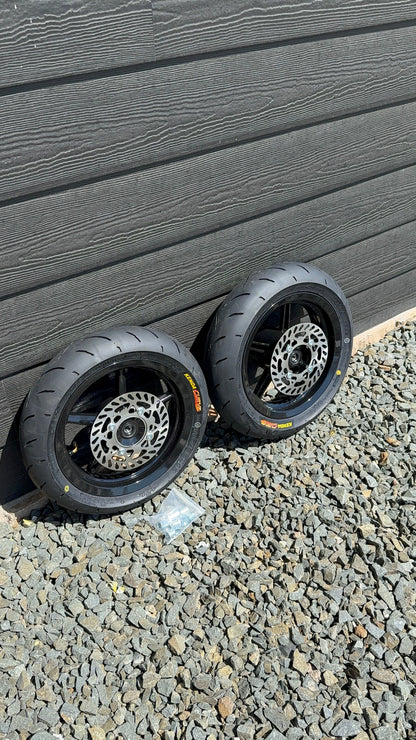 12in Supermoto Wheelset kit for Tuttio/Yozma/Heybike/Razor