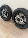 12 in Supermoto Wheelset kit for Tuttio/Yozma/Heybike/Etm Rtr