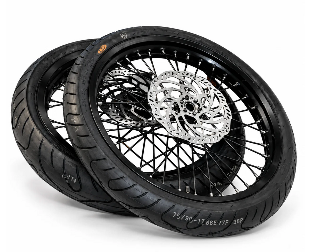 17” Light Bee/Eride/Falcon Supermoto Wheel Set