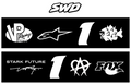 Tuttio Swingarm Decals