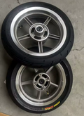 Silver Supermoto Wheels